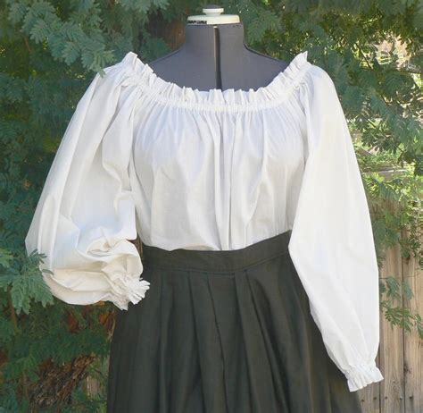 Women's Blouse Long Sleeve Lace Sweetheart Neck Elastic Shoulder Plus Size Shirt. . Renaissance peasant blouse